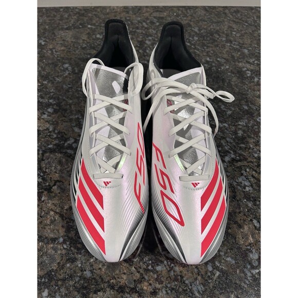 adidas F50 Messi Elite FG Mens Soccer Cleats White Red JP5593 Men\'s Size 13 NEW main image 7